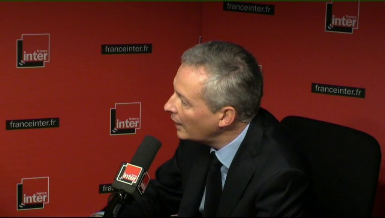 Bruno Le Maire : 'Je veux reconstruire l'UMP'