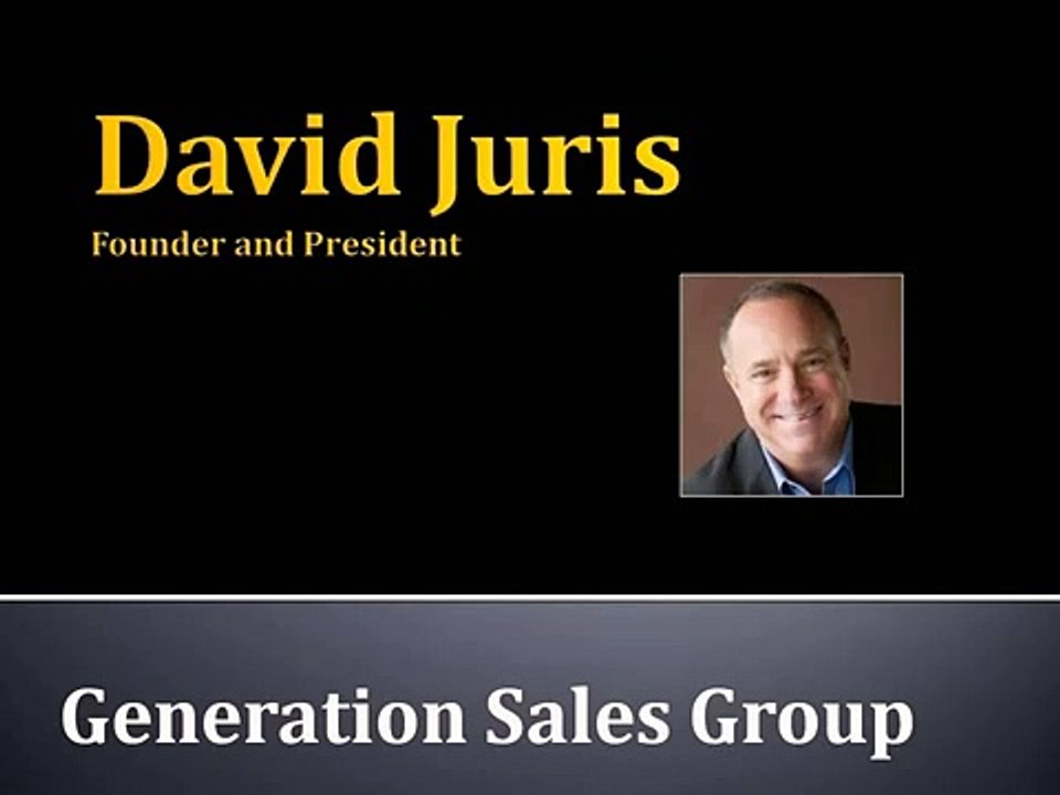 David Juris - Generation Sales Group