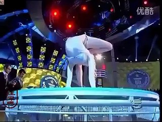 German Flexible Girl Showing Amazing Display