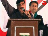 Sheikh Rasheed speaks at PTI's Nankana Sahib rally