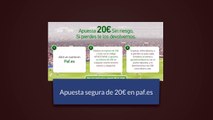 Bono de apuestas Paf