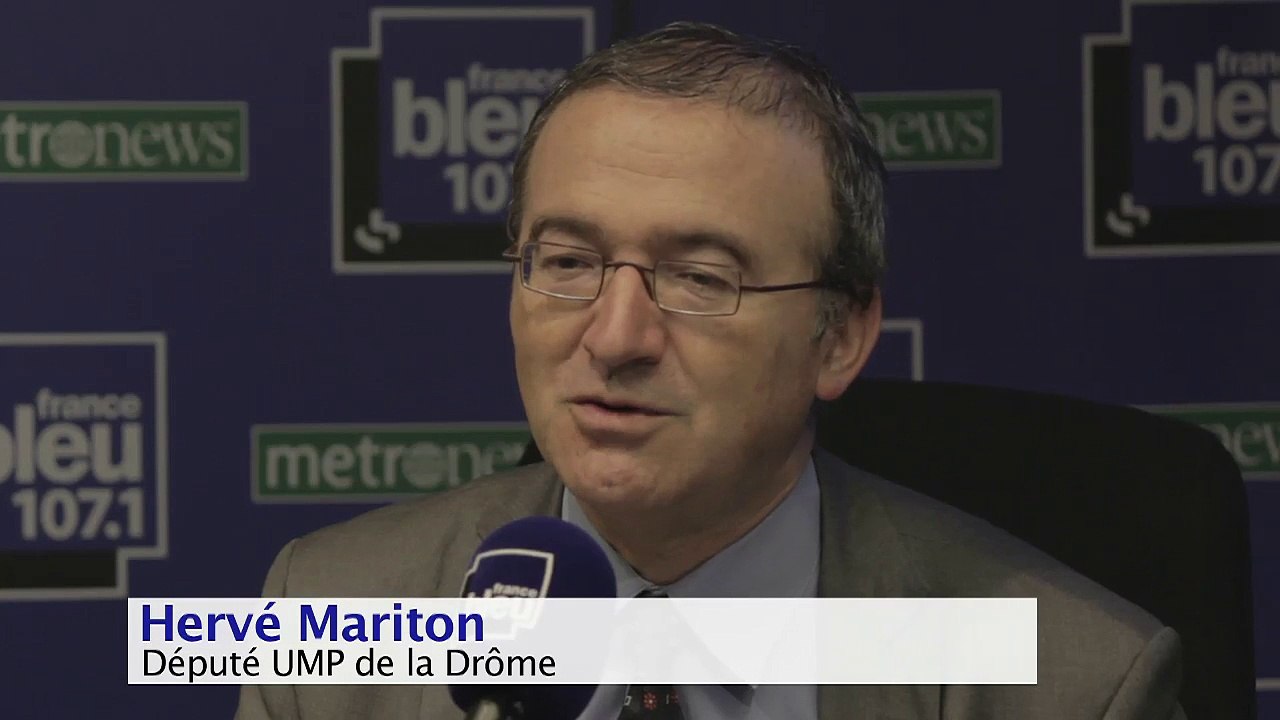 "Je n'ai pas souhaité accorder d'entretien à Minute" - Hervé Mariton invité politque de France Bleu 107.1