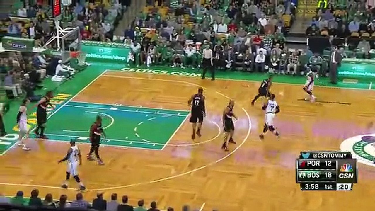 Rajon Rondo Fake and Finger-roll