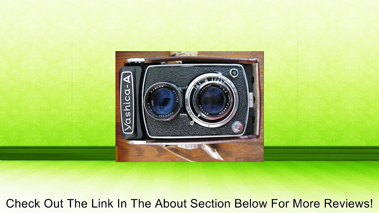 VINTAGE YASHICA-24 CAMERA TLR TWIN LENS REFLEX Review