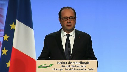 Discours à l'Institut du Val de Fensch