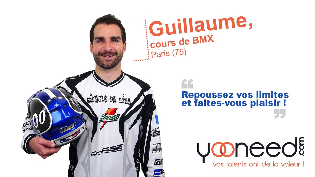 Cours de BMX Paris (75) et Franconville (95130) Guillaume - Yooneed