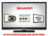 Sharp LC40LE835U Quattron 40-inch 1080p 240 Hz 3D LED-LCD HDTV Black