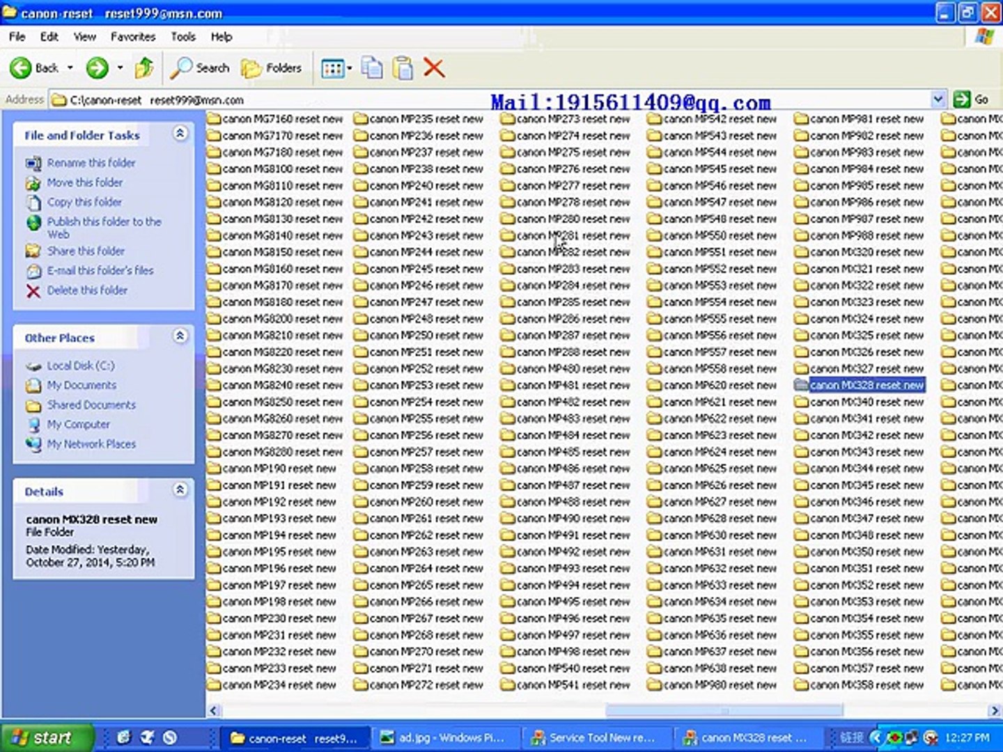 Canon Mx328 Reset Waste Ink 5b00 å½±ç‰‡ Dailymotion