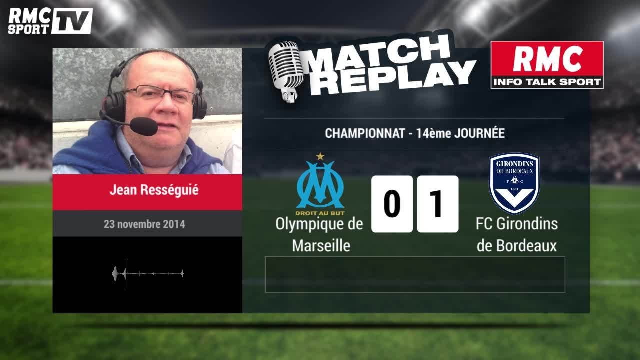 Bordeaux-Marseille (3-1) : le Goal Replay avec le son de RMC Sport