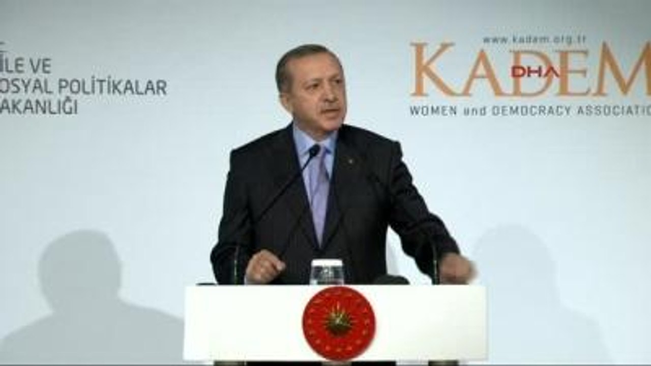 Erdoğan Uluslararası Kadın ve Adalet Zirvesi'nde Konuştu
