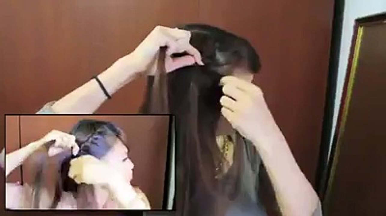 Holiday Braided Up do Hairstyle video Tutorial