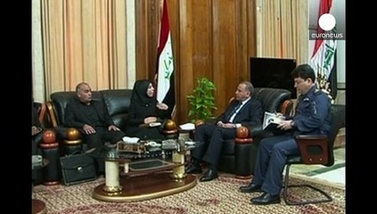 Télécharger la video: Irak: Bagdad promete armas a los yazidíes para luchar contra los yihadistas