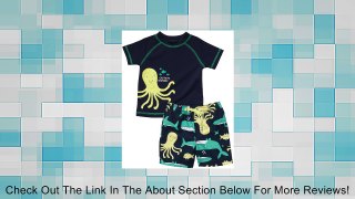 Carter's Baby Boys 2-piece Octopus Rash Guard Swim Set (NB-24M) Review