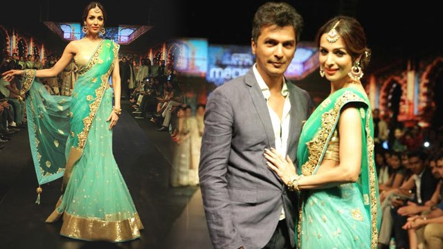 Malaika Arora Khan Walks For Vikram Phadnis @ Madame Style Week 2014 !