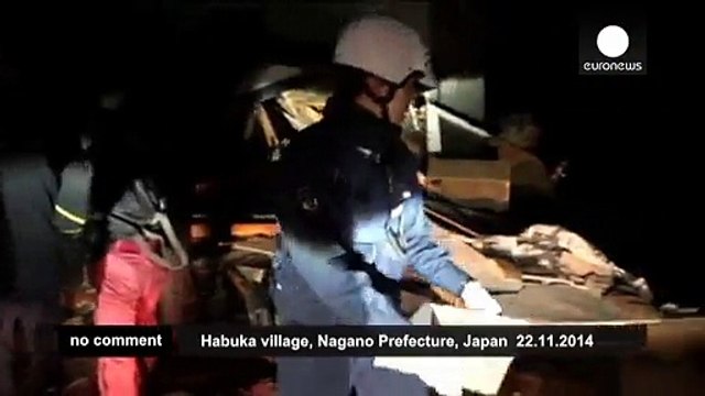 Rescue operation frees people trapped by Japanese earthquake