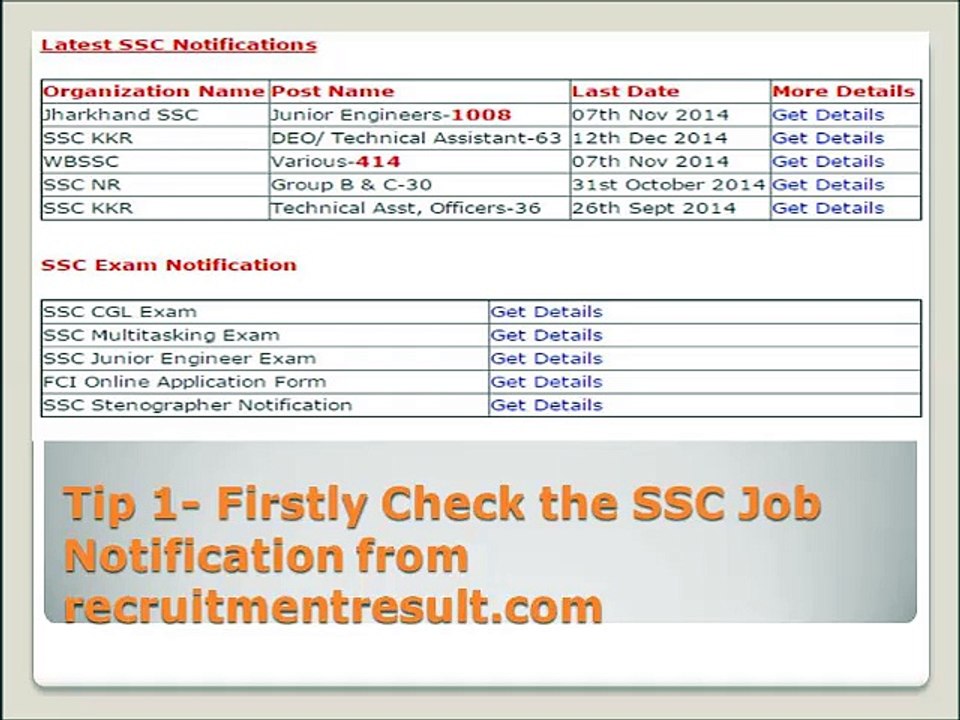 Top 5 Tips To Check SSC Online Web Portal