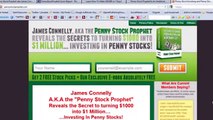 James Connelly Penny Stock Prophet scam review complaints video