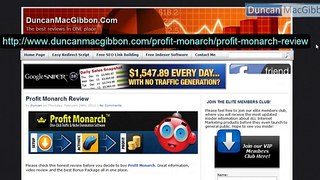 Profit Monarch Review - Only 1$ here! - www.DuncanMacGibbon.com
