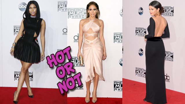 Selena Gomez, Nicki Minaj, Fergie at 2014 AMAs RED CARPET | HOT or NOT??