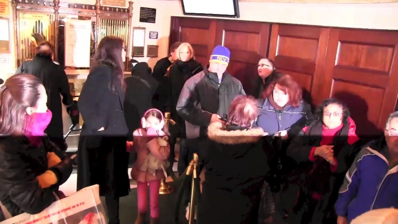 Suri Cruise & Katie Holmes arrive to Broadway show in NYC