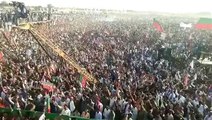 PTI MASSIVE JALSA @ Larkana Crowd Chanting #GoZardariGo_(new)