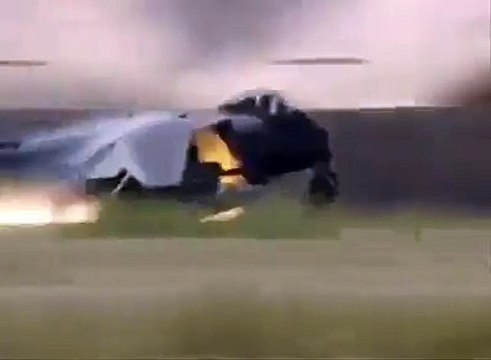plane crash landing and seat ejection by pilot amazing..........