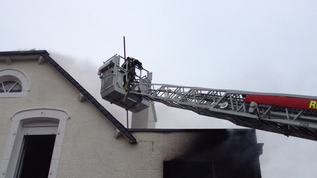 Incendie de maison rue Pierre Curie
