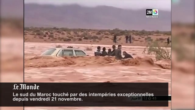 Des intempéries exceptionnelles inondent le sud du Maroc