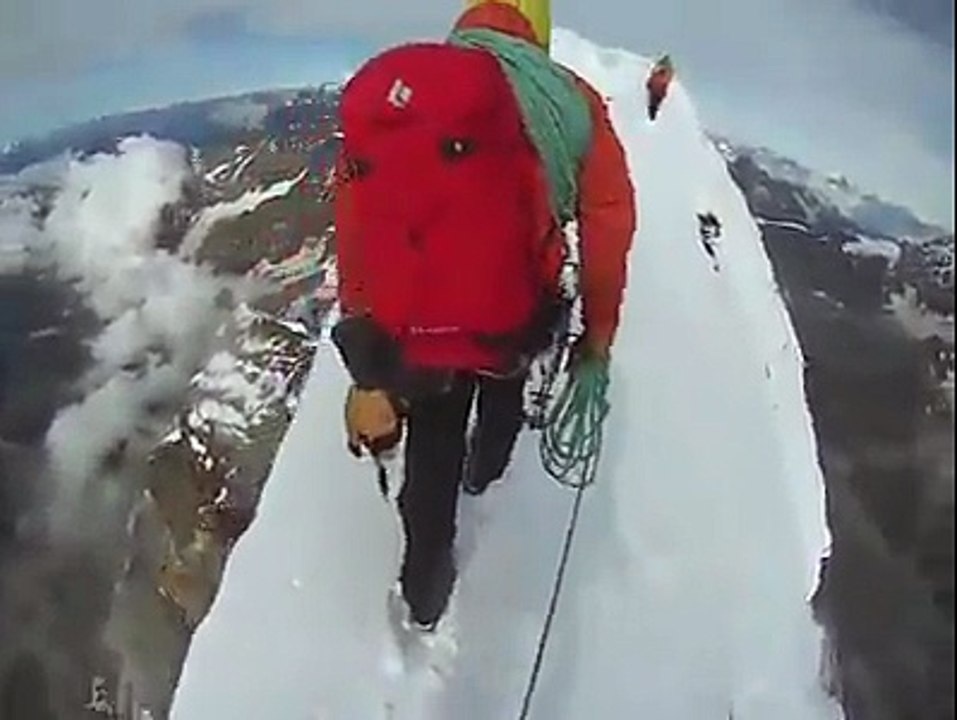 walk on ice mountain
