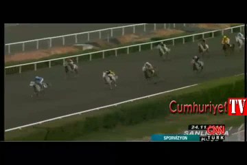 At yarışında feci kaza