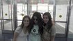 Selena Gomez with fans at JFK Airport in NY