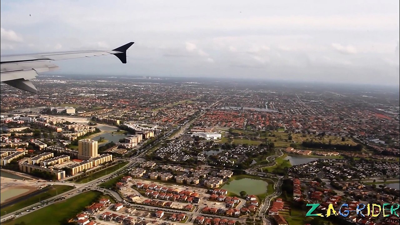 Landing at Miami International US Airway