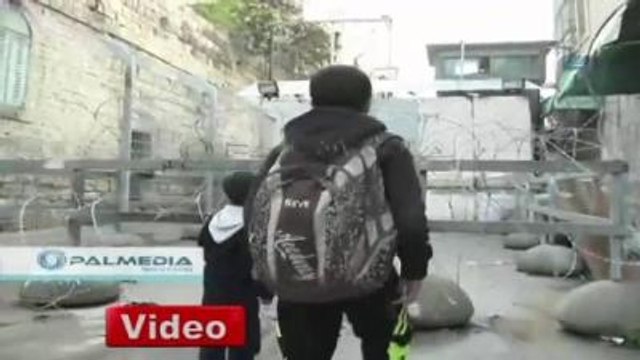 Okula Gitmek İsteyen Filistinli Çocuk İsrail Askerlerine Kafa Tuttu