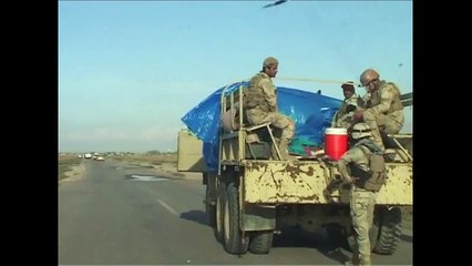 Vídeo mostra retomada de áreas sob poder do EI