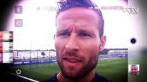 Le selfie de Yohan Cabaye pour les abonnés de beIN SPORTS