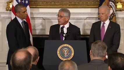 Download Video: Hagel resigns as U.S. defense secretary