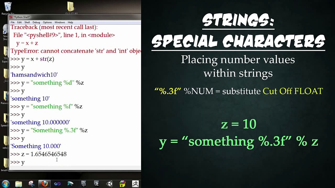 Let's Learn Python - Basics #2 of 8 - Strings, Lists, Tuples and Dictionaries