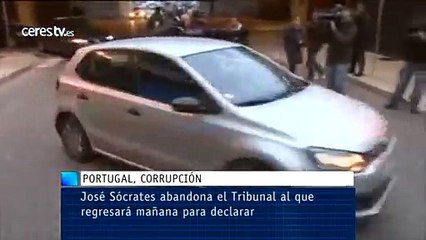 José Sócrates abandona el Tribunal al que regresará mañana para declarar