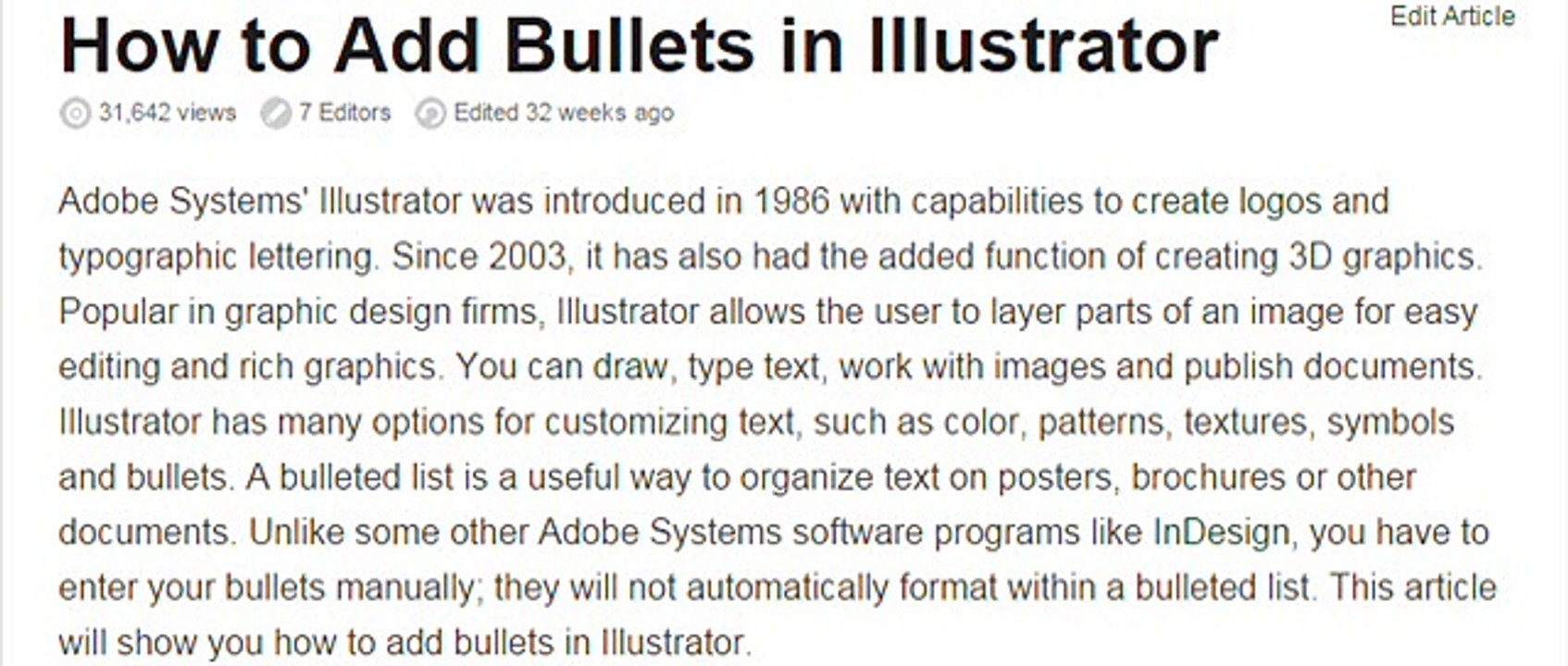 How to Add Bullets in Illustrator?