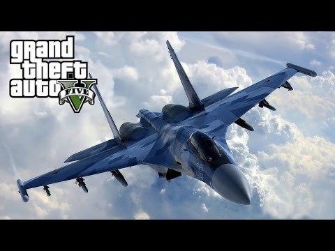 ÉNORMES Figures en AVION DE CHASSE (GTA V Jet stunt)