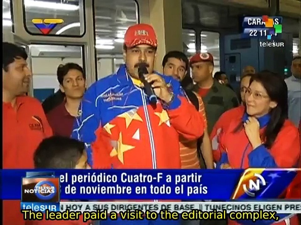 Nicolas Maduro and Socialist Party launch newspaper