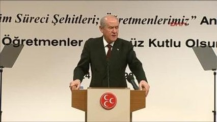 Devlet Bahçeli, Partisinin Öğretmenrler Günü Programında Konuştu 1