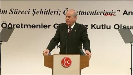 Devlet Bahçeli, Partisinin Öğretmenrler Günü Programında Konuştu 2
