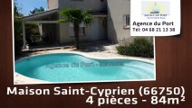 A vendre - maison/villa - Saint-Cyprien (66750) - 4 pièces - 85m²