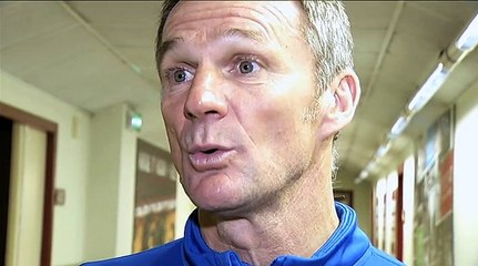 Ce qu'a dit Albert Cartier à la mi-temps face au Paris SG.