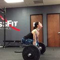 Hip clean 2x1 @70% set 2 SLOW RIGHT ELBOW