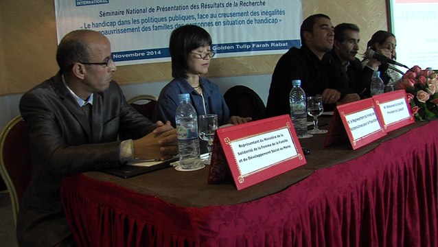 تقديم نتائج بحث حول الأشخاص في وضعية إعاقة في السياسات العمومية بالمغرب