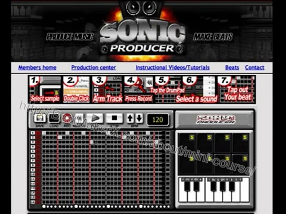 How to Make Beats using Music Production Software Sonic Producer