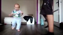 Cute Kid Attempts Break Dancing