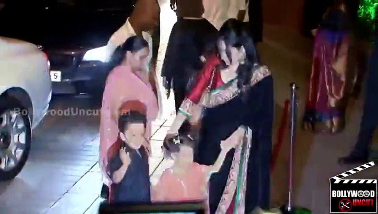 Sanjay Dutt's Wife Manyata With Kids @ Salman Khan's Sister Arpita's Reception BY video vines Dh1